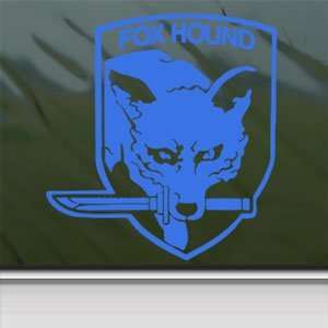   Decal FOXHOUND CREST SOLID SNAKE Blue Sticker Arts, Crafts & Sewing