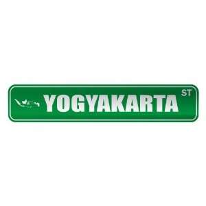   YOGYAKARTA ST  STREET SIGN CITY INDONESIA