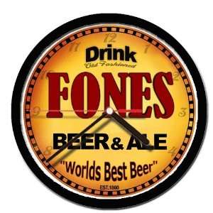  FONES beer and ale cerveza wall clock 