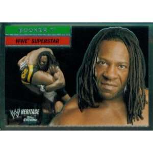   Wrestling Heritage 2006 Topps Chrome Card Booker T