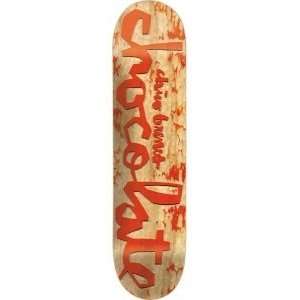    Chocolate Skateboards Woodcut Chico Brenes Deck