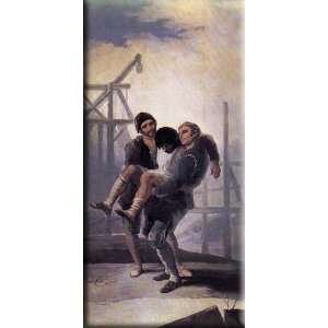  The Injured Mason 8x16 Streched Canvas Art by Goya 