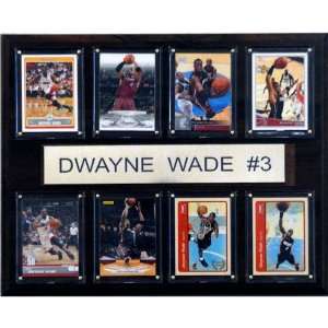  NBA Dwyane Wade Miami Heat 8 Card Plaque