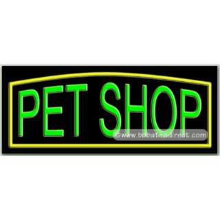 Pet Shop Neon Sign (13H x 32L x 3D)  Grocery & Gourmet 