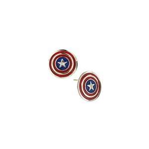 Captain America Stud Earrings