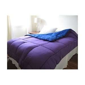  Purple/Blue Reversible College Comforter   Twin XL