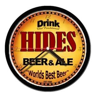  HIDES beer and ale cerveza wall clock 