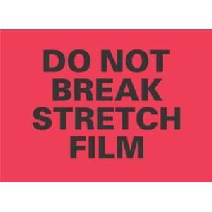  4 x 6 Do Not Break Stretch Film Labels (500 per Roll 