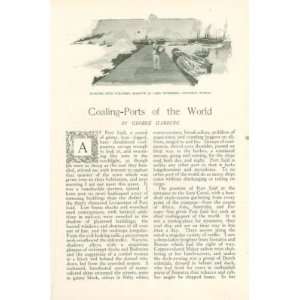   1916 Coaling Ports Of World Singapore Port Said Suez 