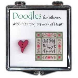  Doodles   Quilting is a Work of Heart (cross stitch) Arts 