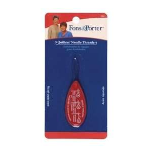  Dritz Fons & Porter Quilters Needle Threader 3/Pkg 7881 