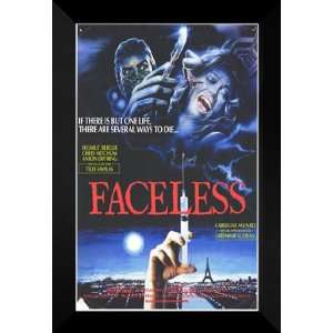  Faceless 27x40 FRAMED Movie Poster   Style A   1988