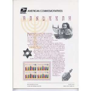  USPS American Commemorative Panel #501 Hanukkah (Oct 22 