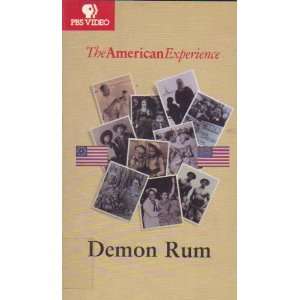  THE AMERICAN EXPERIENCE DEMON RUM (vhs tape  1989 