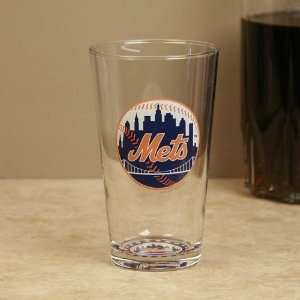  New York Mets 17 oz. Bottoms Up Mixing Glass Sports 