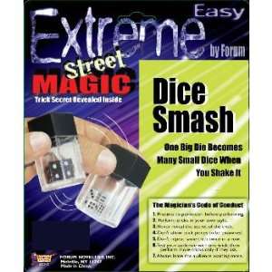   Forum Novelties Extreme Street Magic   Dice Smash Trick Toys & Games