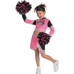 Go Team Pink Costume Girls Size 7 8