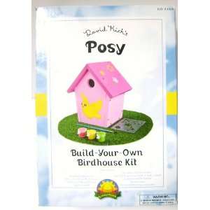    David Kirks Posy Build Your Own Birdhouse Kit Toys & Games