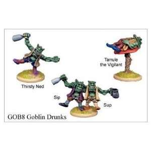  28mm Fantasy   Goblins Goblin Drunks (3) Toys & Games