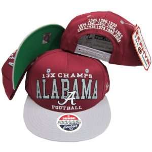  Alabama Crimson Tide 13X National Football Champs Plastic 