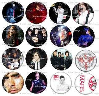   ~ 30 Seconds to Mars PINBACK BUTTONS 1.25 Pins Rock Band JARED LETO