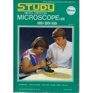   Study Micro creations MICROSCOPE Lab 600x 300x 100x 