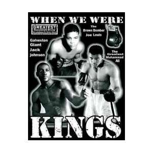  When We Were Kings Large T shirt Black 