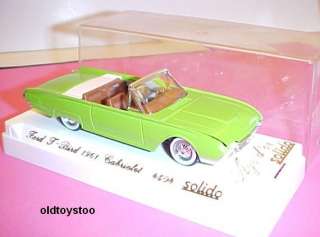 1961 FORD THUNDERBIRD CABRIOLET SOLIDO 143 MIB  