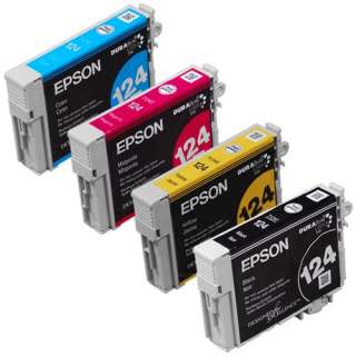 aguja NX125 NX127 de cartucho Epson T124 124 de tinta AUTÉNTICA de 