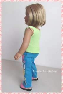   Love Pants, Fuchsia Slippers 4 American Girl Doll Clothes 153  
