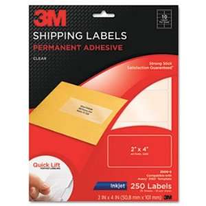  3M 3500S   Permanent Adhesive Clear Laser Mailing Labels 