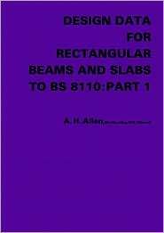   Bs 8110, Vol. 1, (0863100295), A.H. Allen, Textbooks   