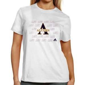  adidas Alcorn State Braves Ladies White Inside The Lines T 