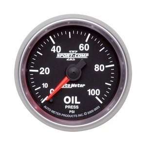  Auto Meter 3653 2 1/16IN S/C II OIL Automotive