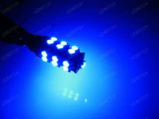   Ultra Blue 25 SMD 360° shine T10 LED Bulbs for backup reverse lights