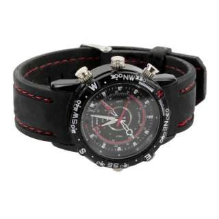 4GB Black & Red DVR Waterproof Sports Wrist Watch with Micro Camera 
