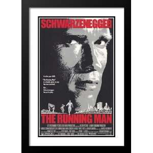  The Running Man 32x45 Framed and Double Matted Movie 