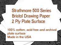 25 ACEO Precut Cards Bristol Plate Drawing Paper SFA  