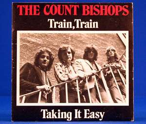 COUNT BISHOPS 1976 “TRAIN, TRAIN” UK P/S 7” SINGLE  