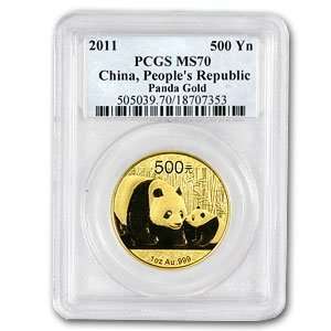  2011 1 oz Gold Chinese Panda MS 70 PCGS Toys & Games