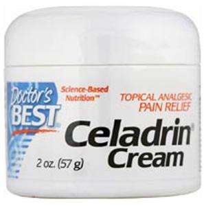 Doctors Best Celadrin Cream, Analgesic Pain Relief 2oz  