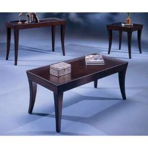  Versaille 3 Piece Table Set in Merlot Furniture & Decor