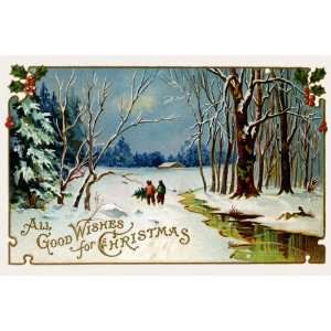  All Good Wishes for Christmas 24X36 Giclee Paper