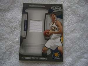   Hansbrough Certified 09 10 FOG TH 0101/250 Jersey Fabric Of The Game