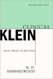 Clinical Klein, (0465029752), R.d. Hinshelwood, Textbooks   Barnes 