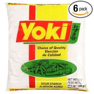 Yoki Sour Starch, 17.6 Ounce (Pack of 6)  Grocery 