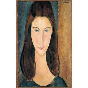  Amedeo Modigliani 22W by 35H  Portrait of Jeanne 