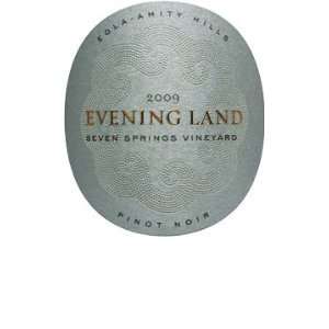 2009 Evening Land Pinot Noir Eola Amity Hills Seven Springs Vineyard 