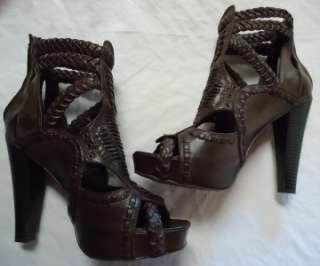 Womens Zigi Soho Brown Gladiator Shoes Size 7.5  