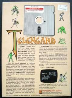 Telengard Atari 800 Avalon Hill 1982 CIB  Disk Ver.Rare  